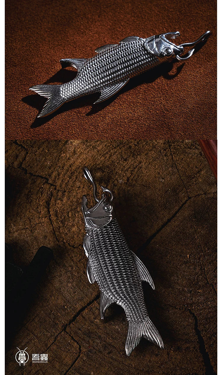 Fish pendant lifestyle detail